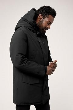 Chamarras Canada Goose Hombre Mexico - Langford Abrigos Black Label Negros YM2358710